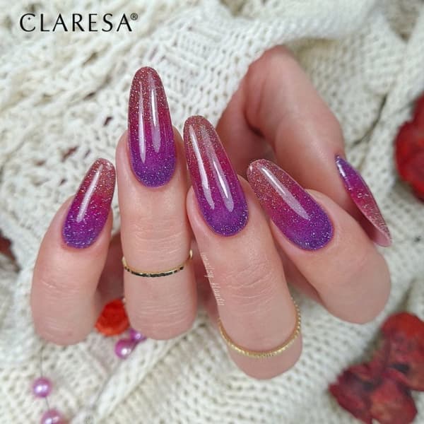 Claresa Hybrid Nagellack STARLIGHT 5 - 5g - mörklila