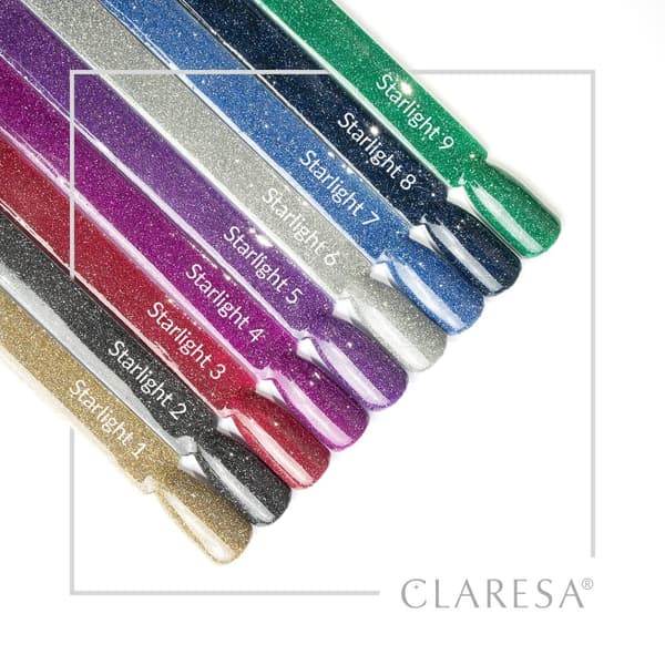 Claresa Hybrid Nagellack STARLIGHT 5 - 5g - mörklila