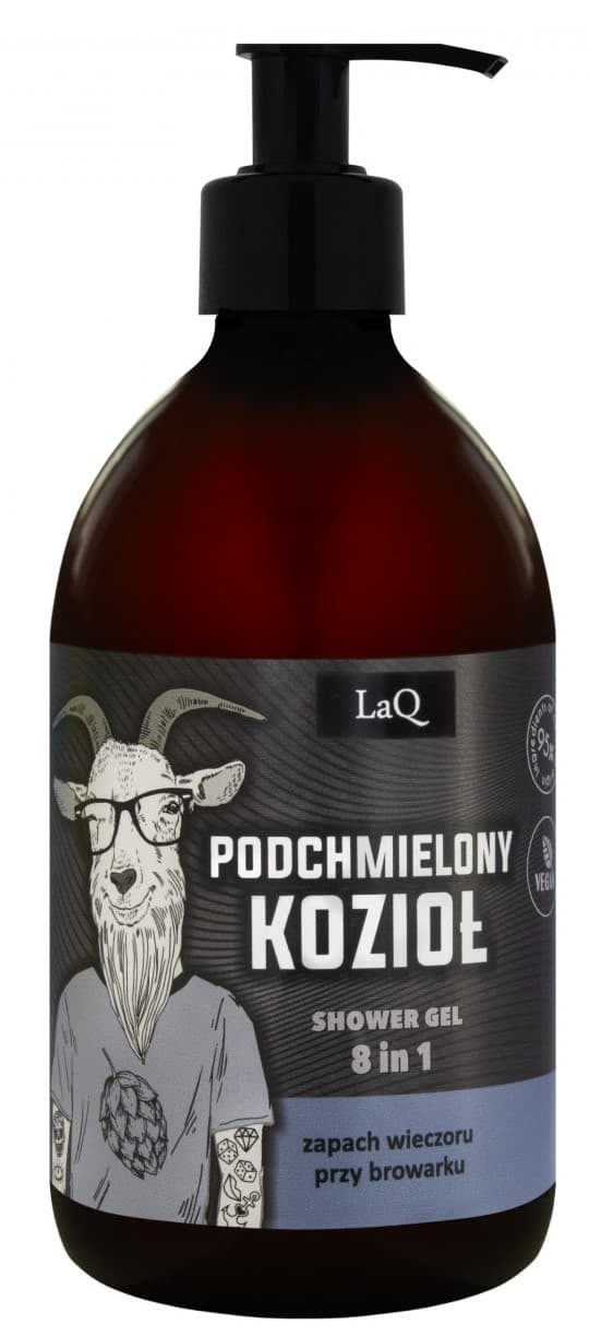 LAQ Podchmielony Kozioł - shower gel 8in1 500 ml BLACK MATTE / 3376