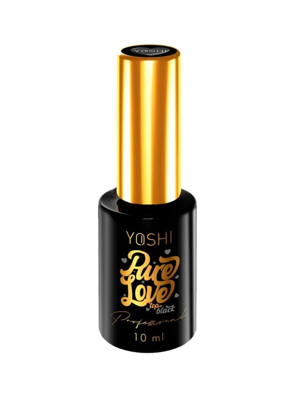 Yoshi Top Pure Love BLACK 10 ml / mustat sydämet / 2535