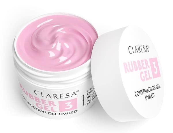 Claresa Rubber 3 Builder Gel Medium Cool Pink 12g