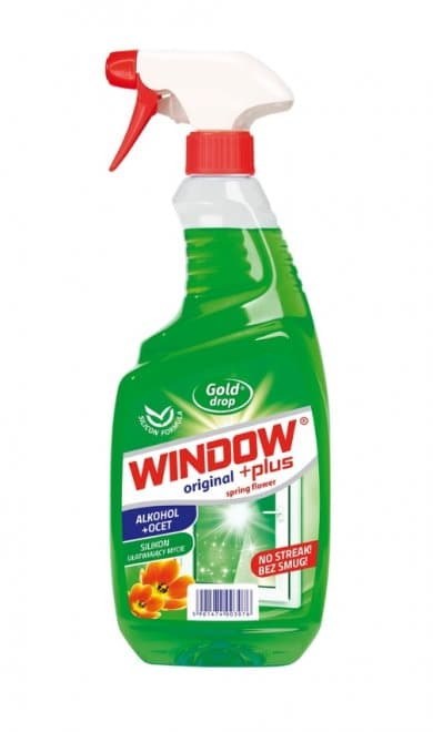 WINDOW plus 750 ml ETIKKAA lasinpuhdistukseen suihkeella