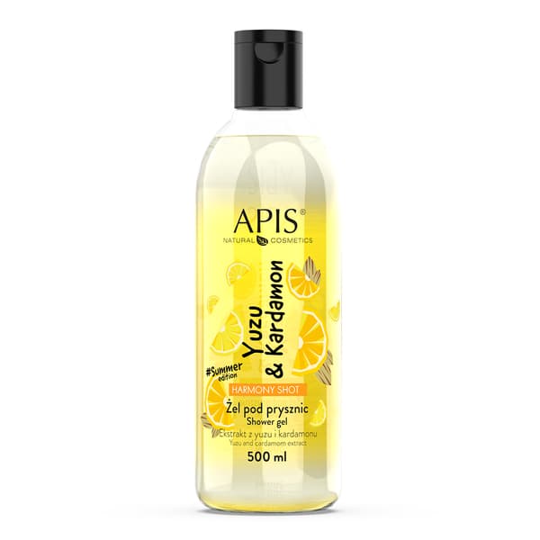 Apis Harmony Shot Shower Gel Yuzu & Kardemomme 500 ml/ 7843