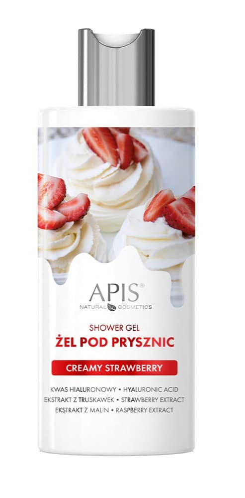 Apis CREAMY STRAWBERRY body wash gel 300 ml