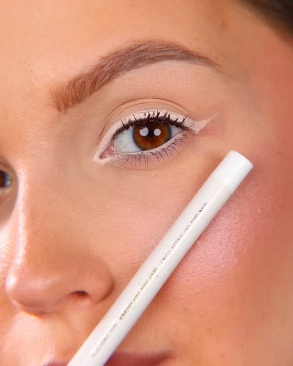 Claresa pitkäkestoinen silmäkynä Easy On The Eye 03 White Orchid twist-up - valkoinen/ 5190
