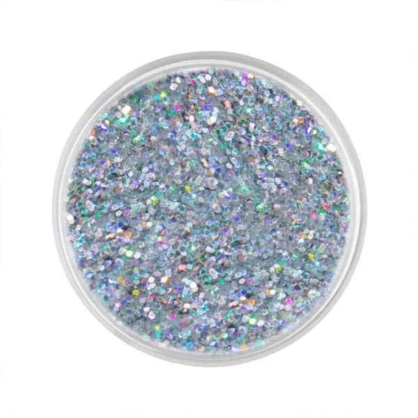 Nail Powder Quartz 01 Sølv