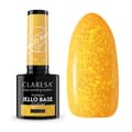 Miniatyrbild 1 av 8: Claresa Rainbow Jello Base Yellow - honungsgul med foliebitar / 5510