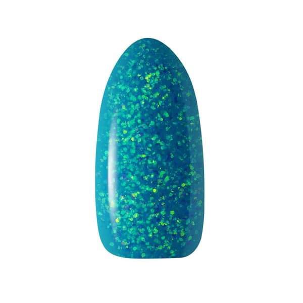 Claresa Rainbow Jello Base Marine - havblå med foliebits / 5534