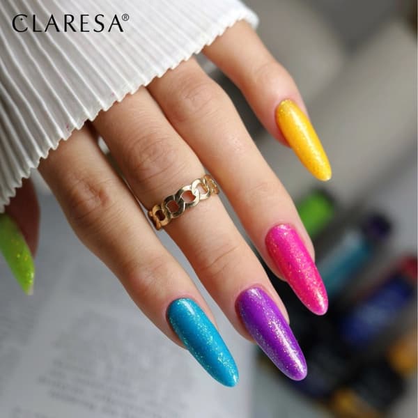 Claresa Rainbow Jello Base Violet - tumma luumuvioletti foliopalalla / 5541