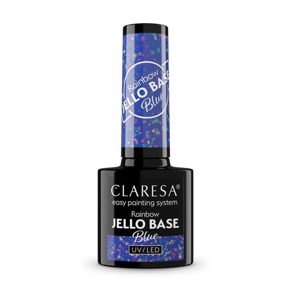 Claresa Rainbow Jello Base Blue - koboltinsininen foliopalalla / 5565