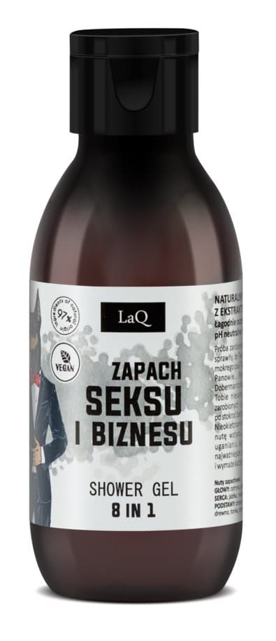 LAQ Mini DOBERMAN: duften af Sex and Business shower gel 100ml / 9989