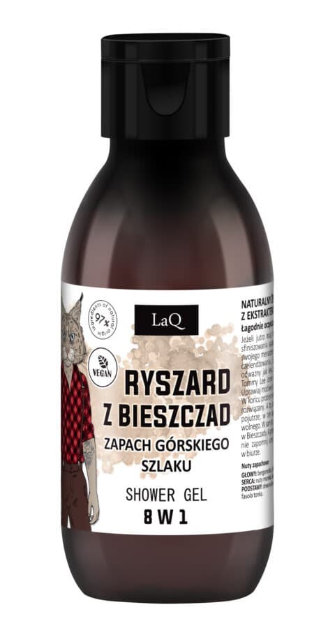 LAQ Mini RYSZARD Z BIESZCZAD Mountain Trail tuoksuinen suihkugeeli 100ml/ 1772