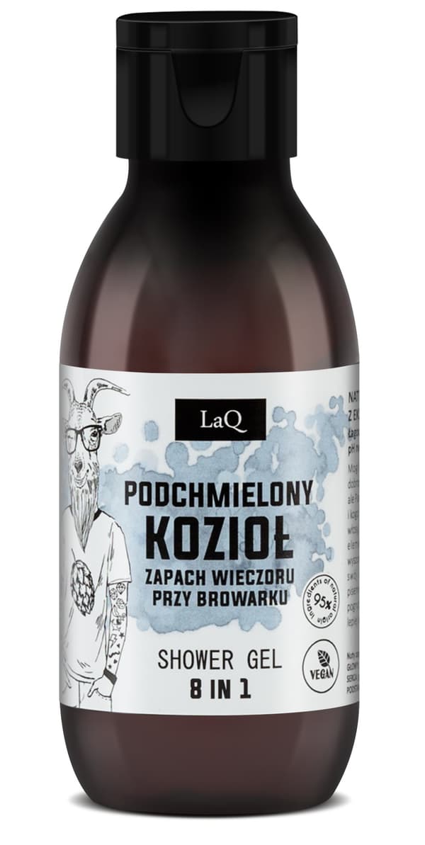 LAQ Mini PODCHMIELONY KOZIOŁ duften af en aften med en øl shower gel 100ml/ 9996