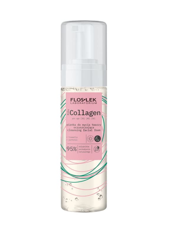 Floslek FitoCollagen Cleansing Face Wash Foam 160 ml / 5315