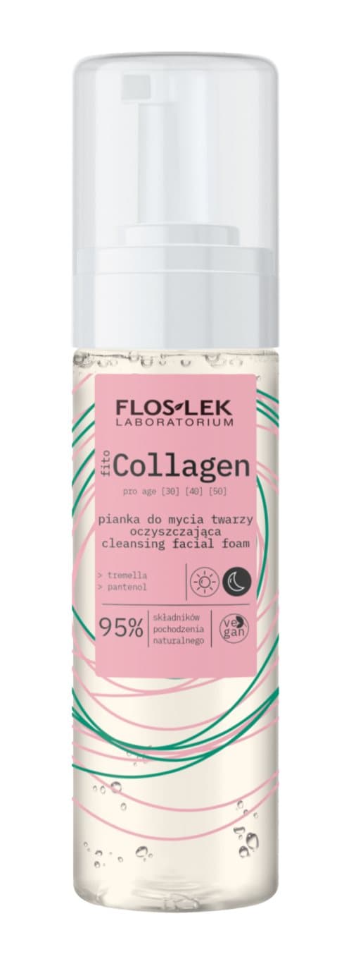 Floslek FitoCollagen Cleansing Face Wash Foam 160 ml / 5315