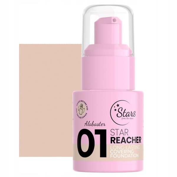 Tähtiä tähdistä STAR REACHER Beautifying Covering Fluid 01 Alabaster 20 g / 4486
