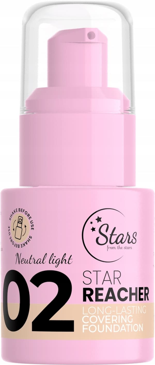 Stjerner fra stjernerne STAR REACHER Beautifying Covering Fluid 02 Neutralt lys 20 g / 4493