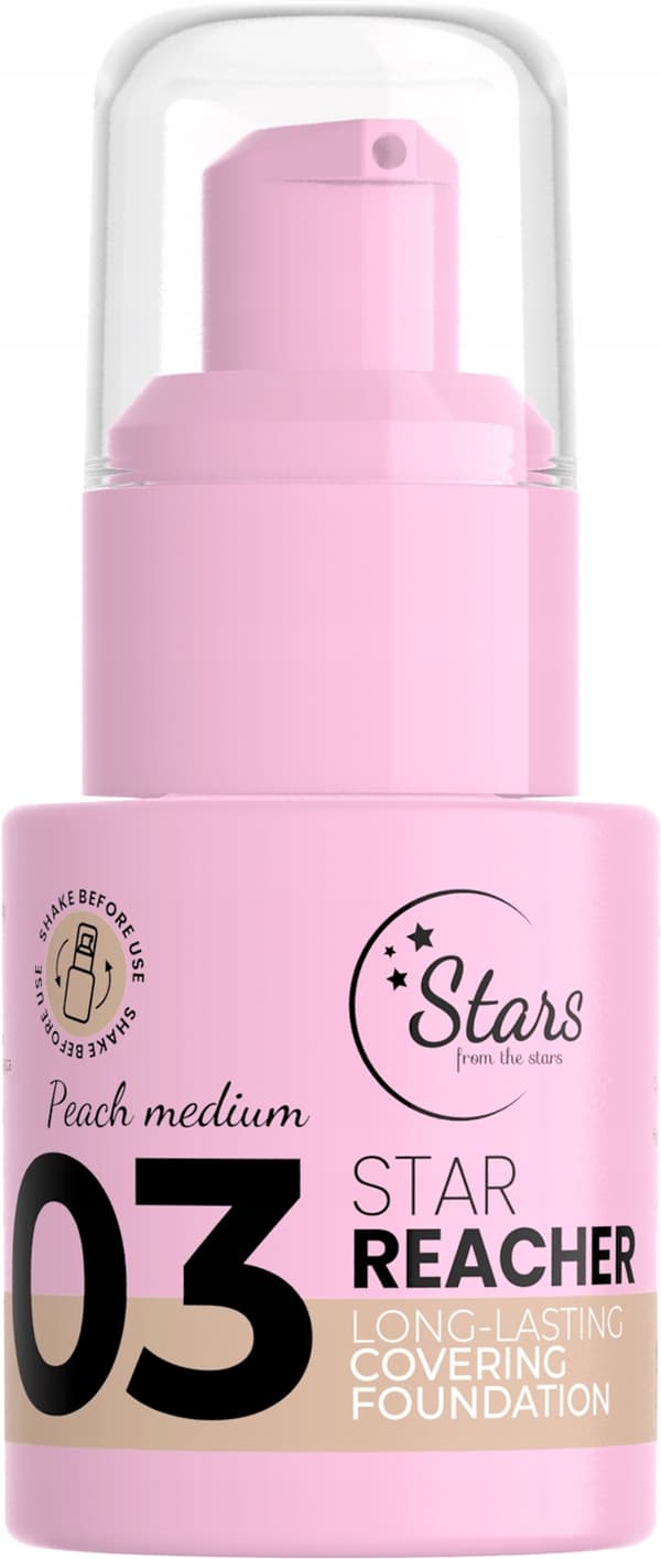 Stjerner fra stjernerne STAR REACHER Beautifying Covering Fluid 03 Peach Medium 20 g