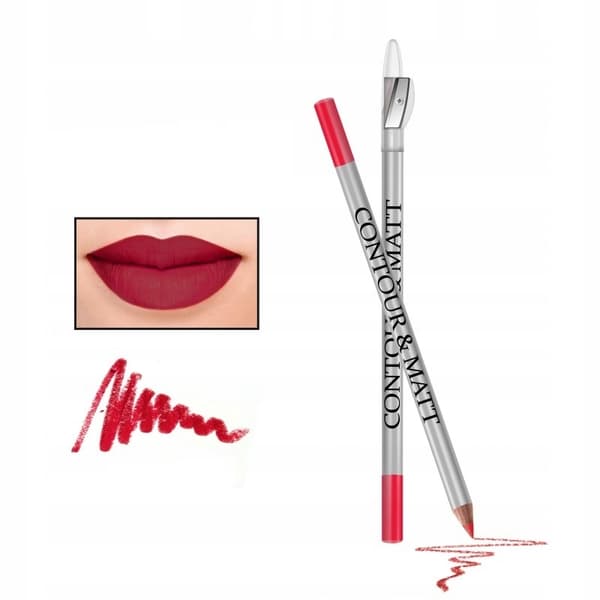 Revers Lip liner CONTOUR & MATT nr 7 Röd, 2g
