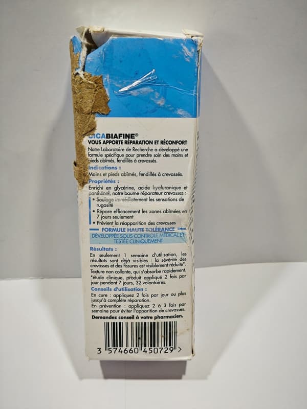 Cicabiafine återfuktande balsam för skadade, nariga händer och fötter 50ml