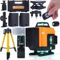 Pikkukuva 1 / 8: Rosfix-laser Rosfix Orange Tiger 16 linjaa ROT16L + Kolmijalka 43-120cm laserille + Sädeilmaisin vastaanotin