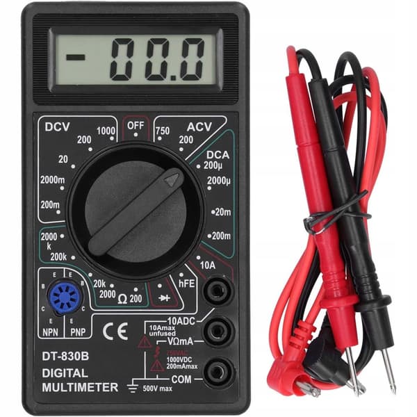 Mini digitalt multimeter DT-830B