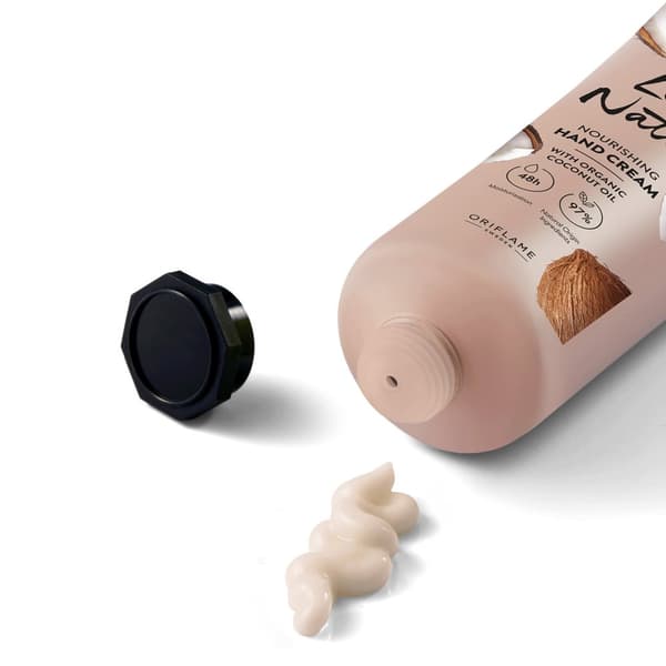Oriflame Love Nature nærende håndcreme med økologisk kokosolie 150 ml