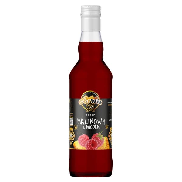 Hindbærsirup med honning 500 ml