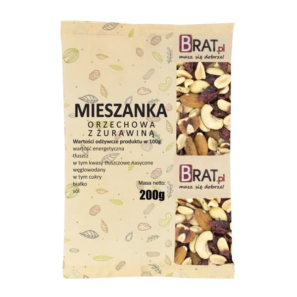 Pähkinäsekoitus karpaloilla 200g