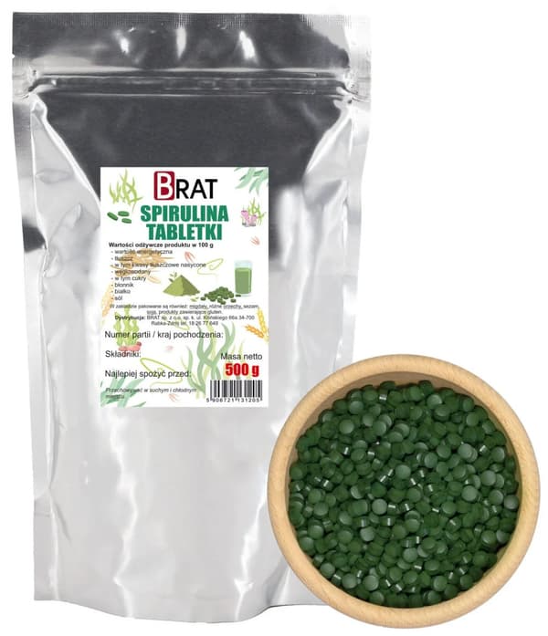 Spirulina-tabletit 500 g