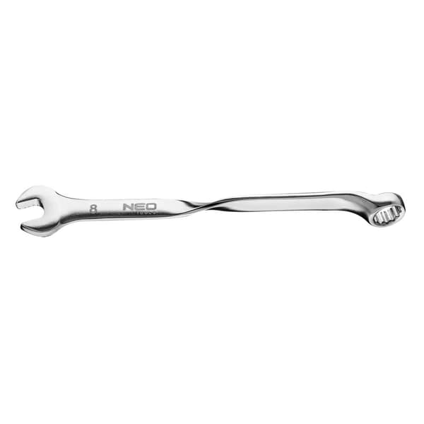 8 mm 09-779 Neo Tools gaffelnøgle med drejet ende