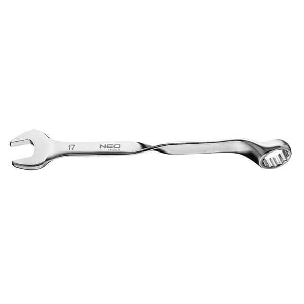 17 mm 09-784 Neo Tools gaffelnøgle med drejet ende