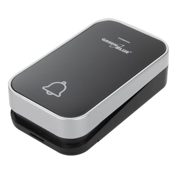 Batterifri kinetisk trådløs dørklokke. 38 melodier, 200 m, (GB157 B)