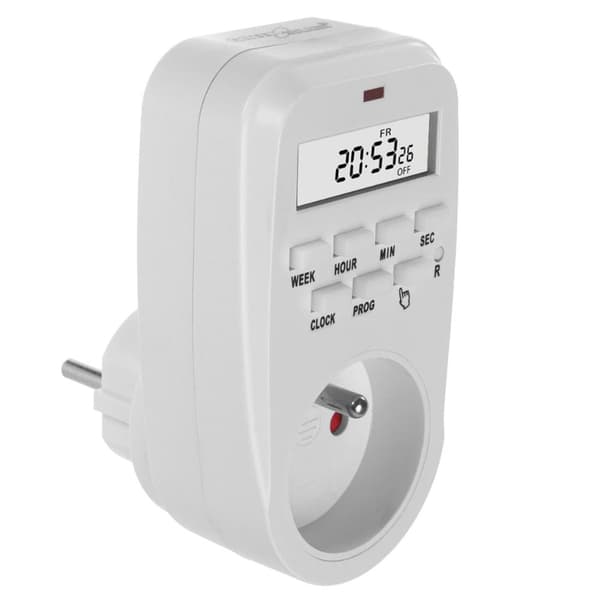 Tidbrytare - digital timer upp till 16A, IP20, GreenBlue