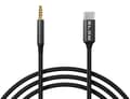 Miniatyrbillede 1 af 2: USB-C - Jack 3.5 1 meter flettet stik