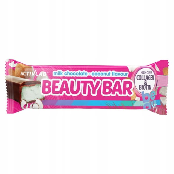 ACTIVLAB PHARMA BEAUTY BAR chokolade kokosbar COLLAGEN BIOTIN 50 g
