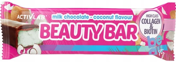 ACTIVLAB PHARMA BEAUTY BAR chokolade kokosbar COLLAGEN BIOTIN 50 g