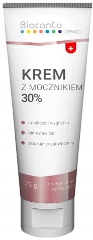 BIOCANTO kräm med urea 30% regenerering av torr hud 75 g