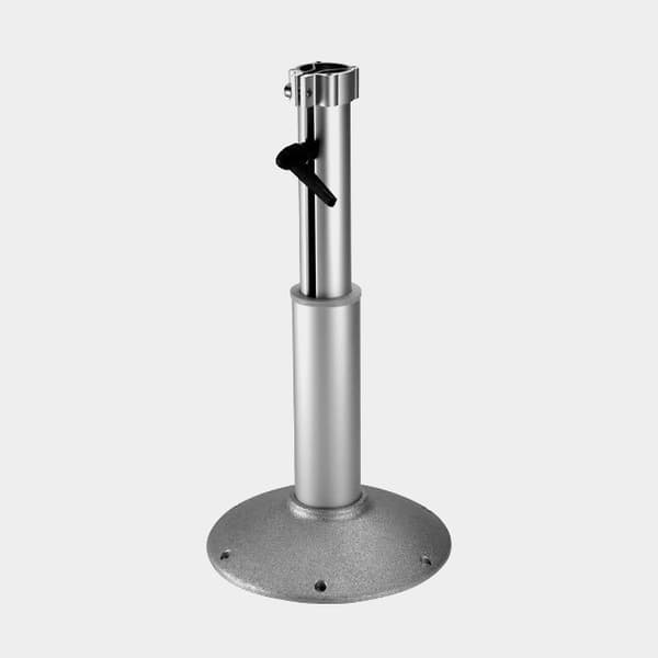Stolstativ Barka, 360°, justerbar med spak 40 - 60 cm, Ø8/6 cm, Ø30 cm