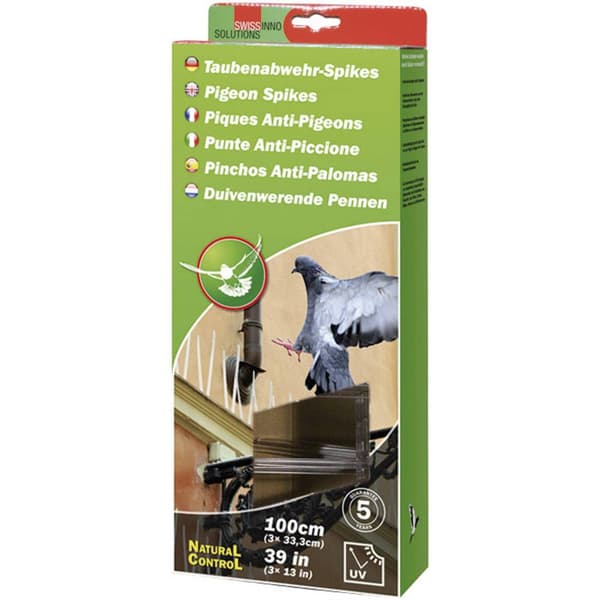 Swissinno Natural Control Birds Away Spikes skydd mot duvor Funktionstyp Avskräckande 1 st