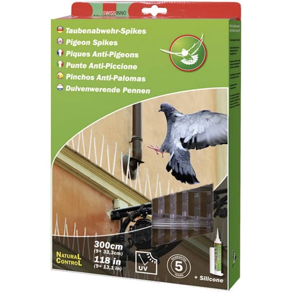 Swissinno Natural Control Birds Away Spikes skydd mot duvor Funktionstyp Avskräckande 1 st