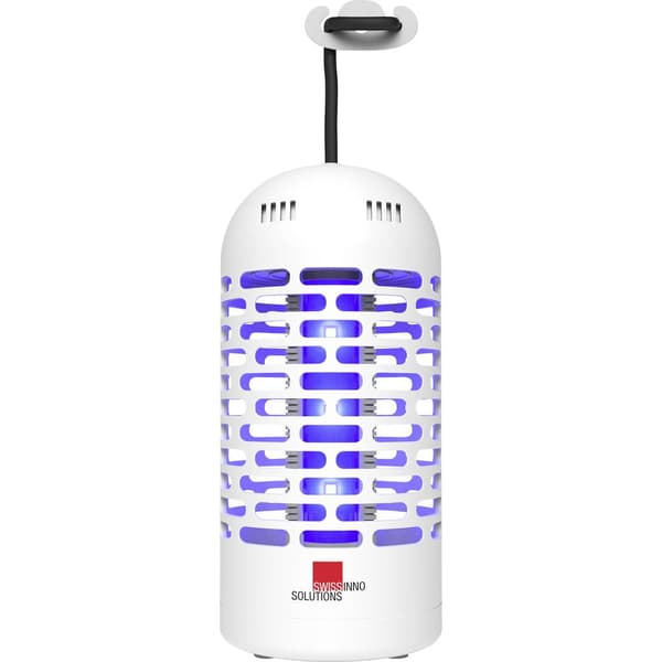 Swissinno Premium 3W 1 254 001 UV-ljus, Strömgitter UV-insektsfångare 3 W (Ø x H) 100 mm x 225 mm Vit 1 st