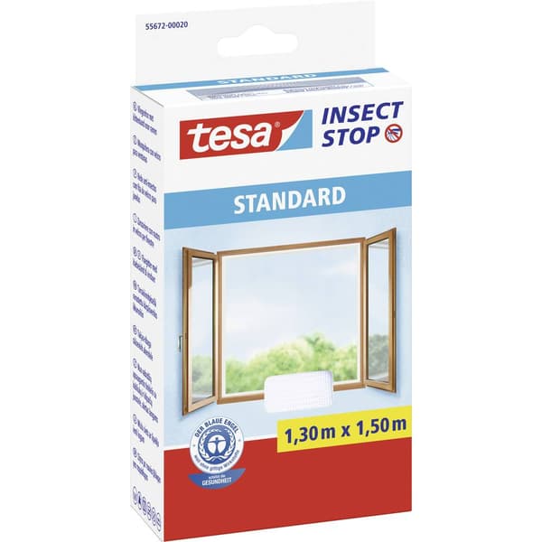 tesa STANDARD 55672-00020-03 Flugnät (B x H) 1500 mm x 1300 mm Vit 1 st