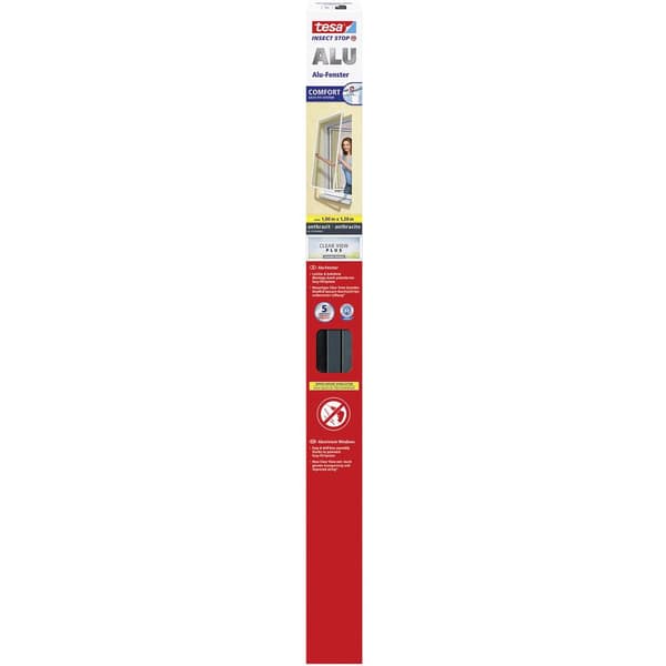 tesa ALU COMFORT 55194-00003-00 Flugnät (B x H) 1000 mm x 1200 mm Antracit 1 st