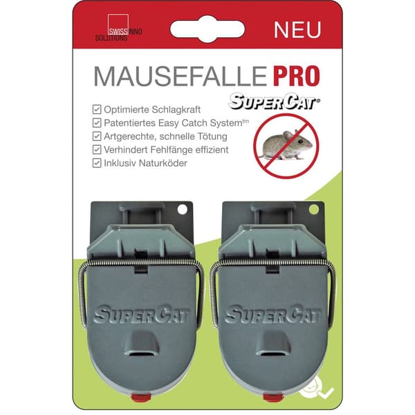 Swissinno SuperCat Pro Musfälla Funktionstyp Lockmedel 2 st