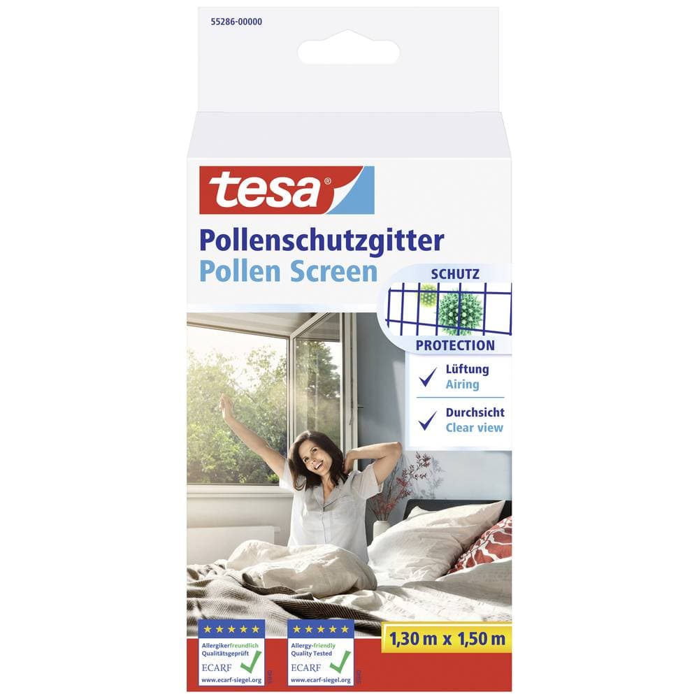 tesa Pollenschutzgitter 55286-00000-00 Pollenskyddsnät (B x H) 1300 mm x 1500 mm Antracit 1 st