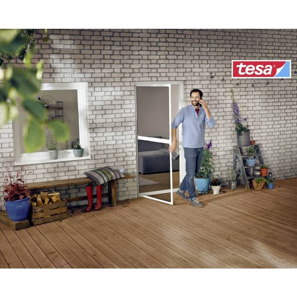 tesa FALT 55415-00000-00 Myggnät till dörr Vit 1 st