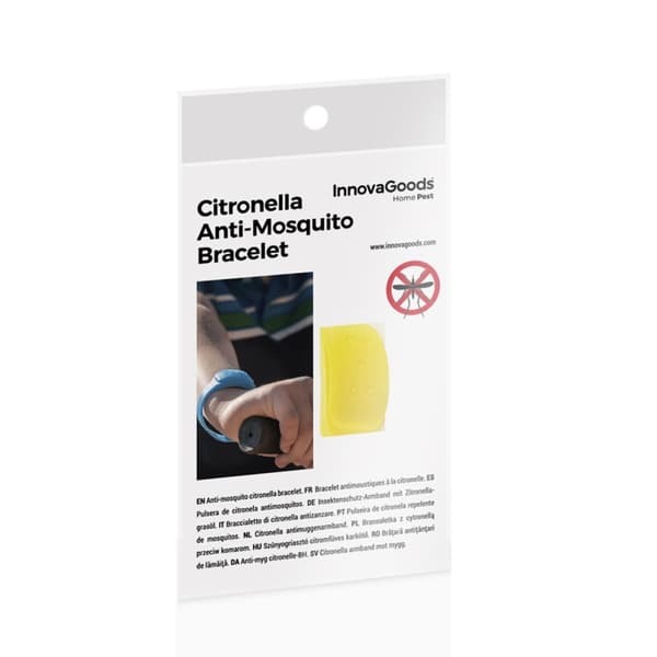 Anti-myggarmband med citronella InnovaGoods - Röd