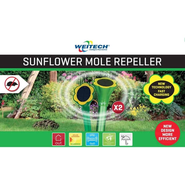 SUNFLOWER Mullvad & Sorkskrämma Solcell 2x400m²