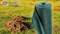Miniatyrbillede 2 af 6: 56 m² Muldvarpesikkert net Muldvarpespærre Molegitter 150 g 2 m bred
